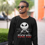 F Love Jack Skeleton Long Sleeve Tee