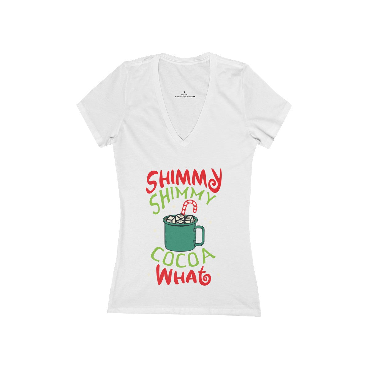 Shimmy Shimmy Cocoa What V-Neck Tee - Alpha Dawg Designs