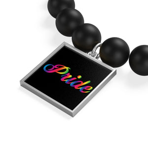 Pride Matte Onyx Bracelet - Alpha Dawg Designs