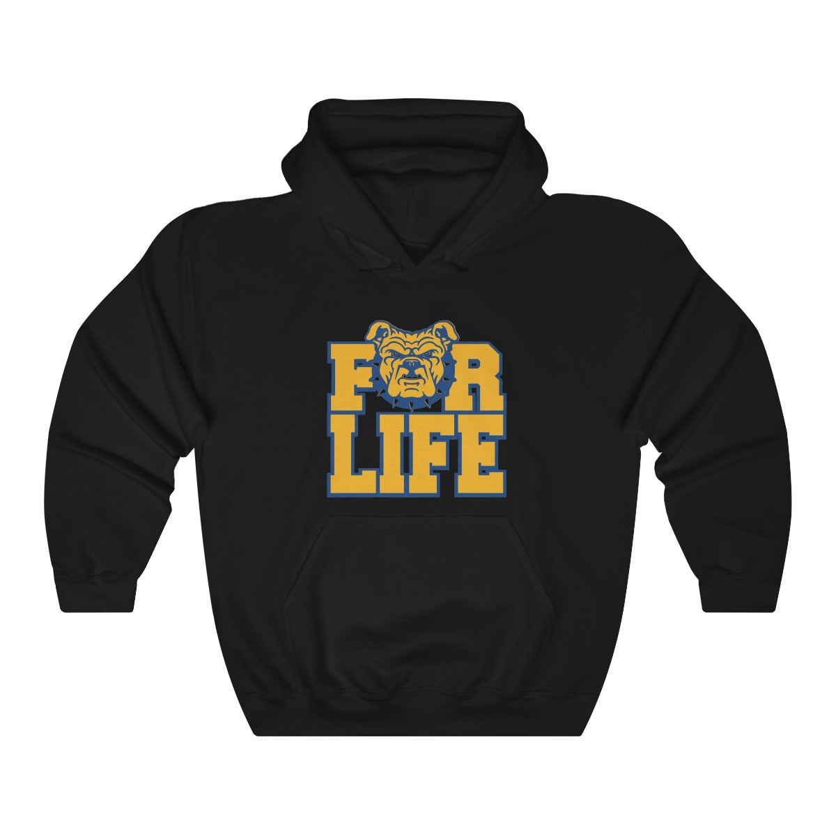 NC A&T For Life Hoodie Sweatshirt | HBCU Hoodie - Alpha Dawg Designs