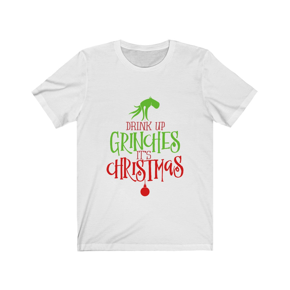 Drink Up Grinches Unisex Tee | Christmas T-Shirt | Holiday Tee - Alpha Dawg Designs