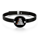 LGBT Leather Bracelet - Alpha Dawg Designs