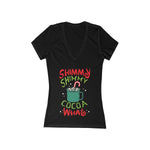 Shimmy Shimmy Cocoa What V-Neck Tee - Alpha Dawg Designs