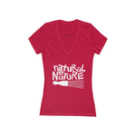 Natural by Nature Deep V-Neck Tee - Alpha Dawg Designs