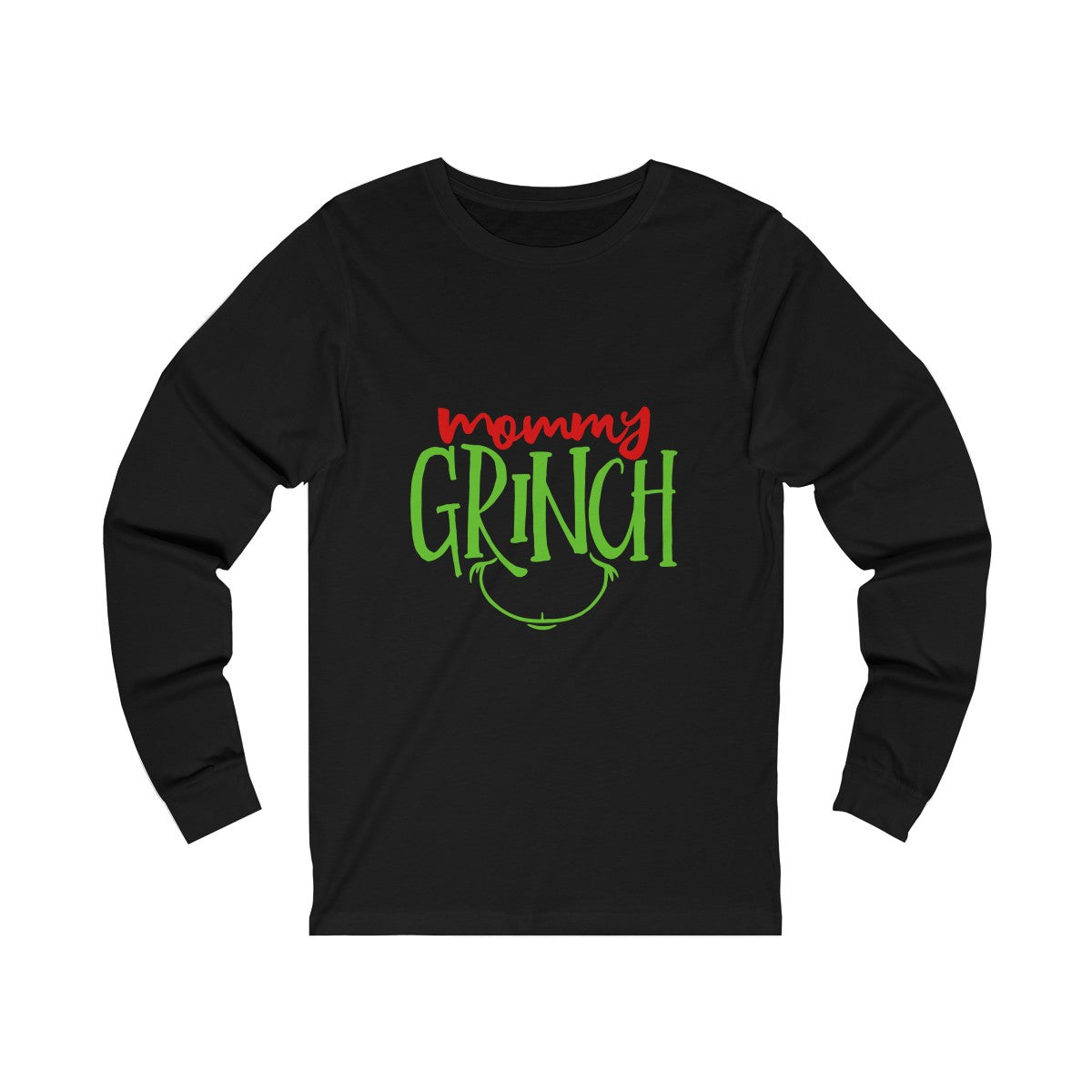 Mommy Grinch Long-Sleeve Christmas Tee - Alpha Dawg Designs