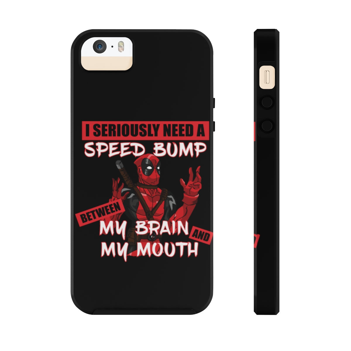 Deadpool Speed Bump Phone Cases - Alpha Dawg Designs