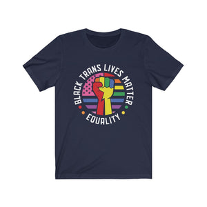 Black Trans Lives Matter T-Shirt - Alpha Dawg Designs