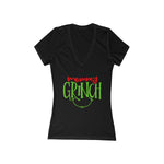 Mommy Grinch V-Neck Christmas Tee - Alpha Dawg Designs