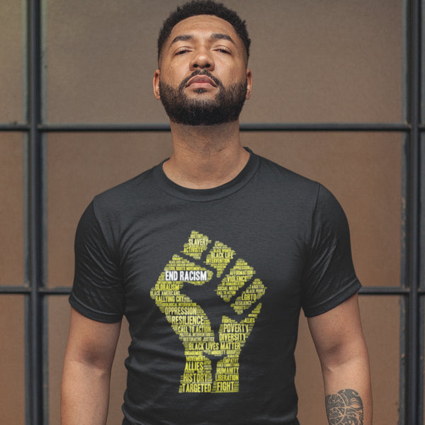 End Racism | Black Lives Matter T-Shirt | Alpha Dawg Designs