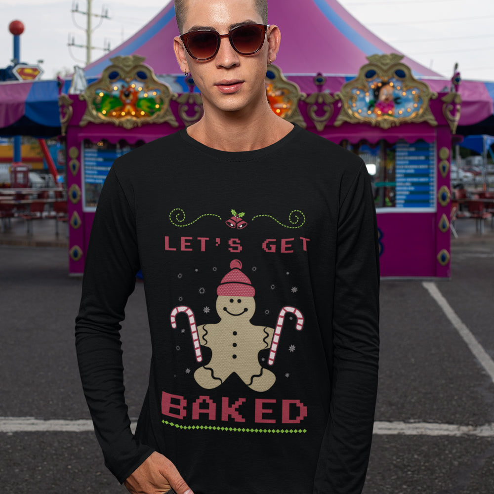 Lets Get Baked Long-Sleeve Tee - Alpha Dawg Designs