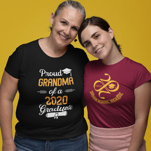 Proud Grandma of a 2020 Graduate T-Shirt - FREE CUSTOMIZATION! - Alpha Dawg Designs