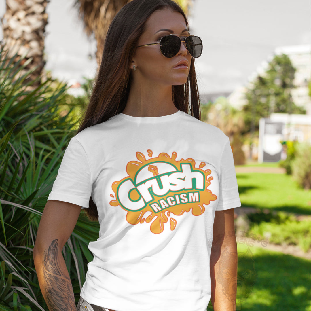 Crush Racism T-Shirt - Alpha Dawg Designs