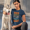 Paw Prints On Your Heart Unisex T-Shirt - Alpha Dawg Designs