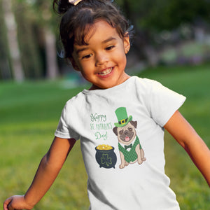 St. Patrick's Day Dog Youth T-Shirt - Alpha Dawg Designs