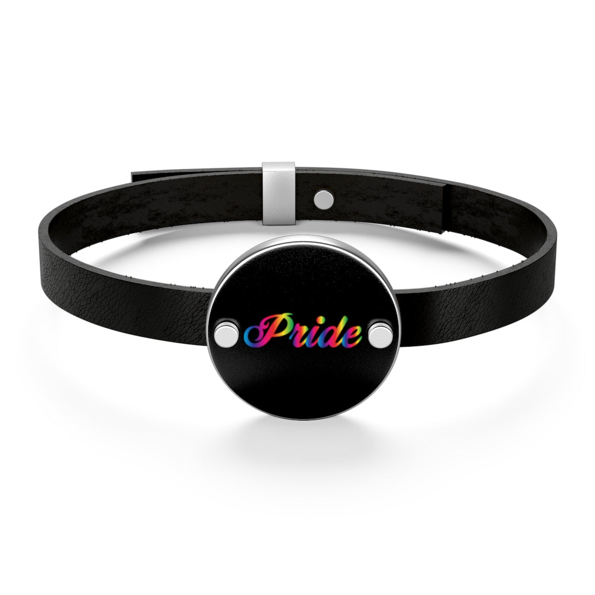 Pride Leather Bracelet - Alpha Dawg Designs