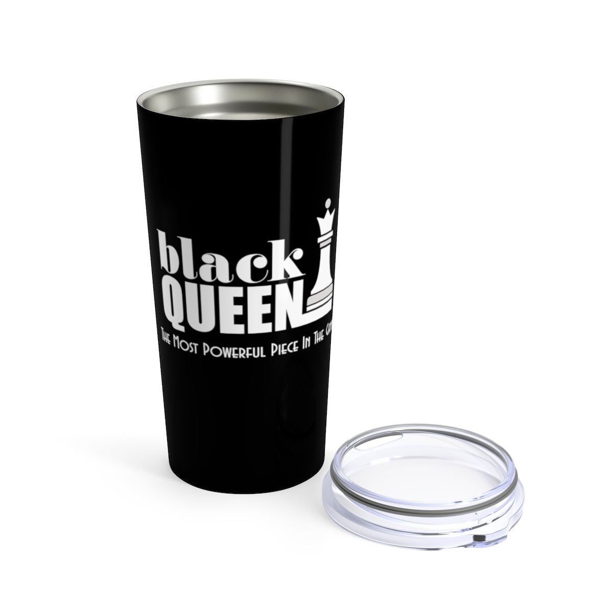 Black Queen Tumbler 20oz - Alpha Dawg Designs