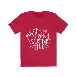 Grinch Before Coffee Tee - Alpha Dawg Designs