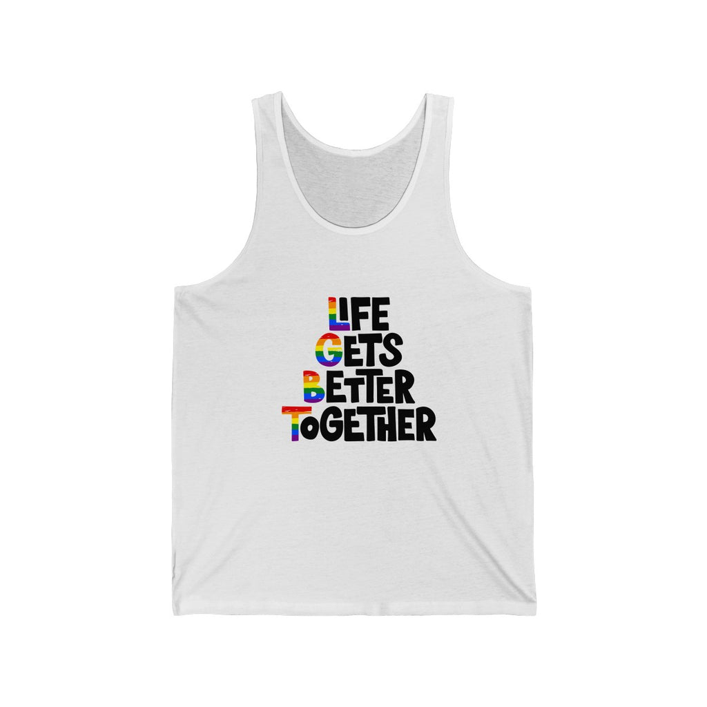 LGBT Unisex Jersey Tank - Alpha Dawg Designs