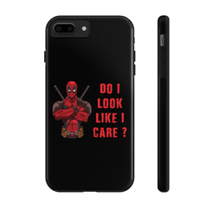 Deadpool I Don't Care Phone Case - Alpha Dawg Designs