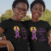 Queen Purple Ribbon 'Her Fight' Tee - Alpha Dawg Designs