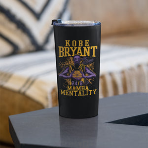 Kobe Bryant | Mamba Mentality CUSTOMIZABLE 20oz Tumbler - Alpha Dawg Designs