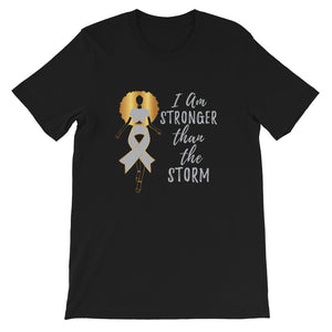 Queen Grey Ribbon 'Stronger Than The Storm' Tee - Alpha Dawg Designs