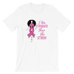 Queen Pink Ribbon 'Stronger Than The Storm' Tee - Alpha Dawg Designs