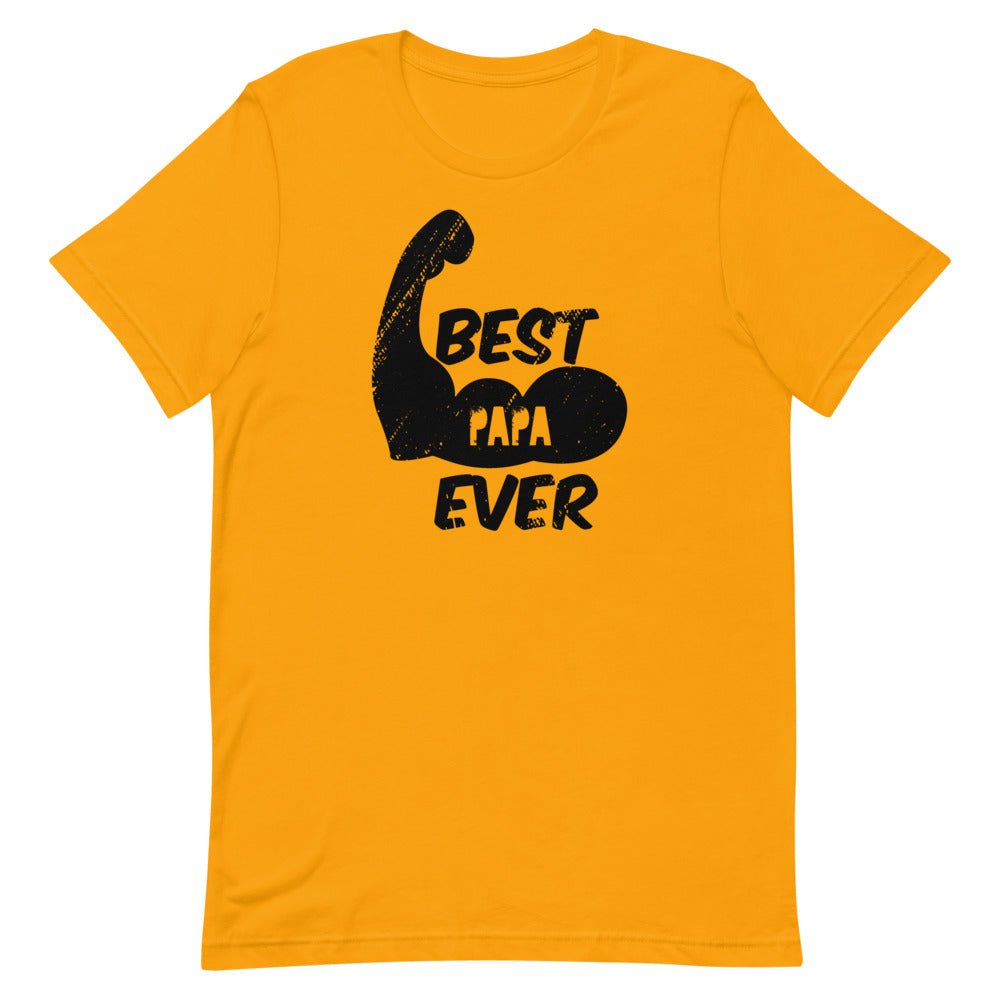 Best Papa Ever Short-Sleeve Unisex T-Shirt - Alpha Dawg Designs