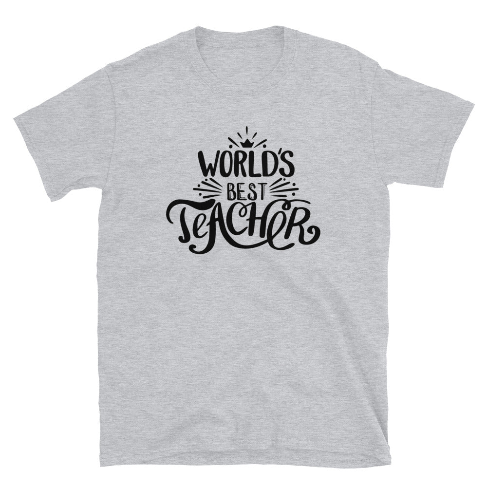 World's Best Teacher T-Shirt - Alpha Dawg Designs