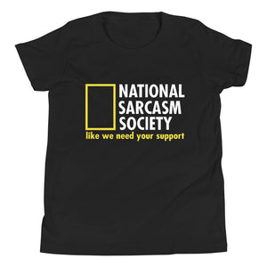 National Sarcasm Society Kids Graphic Tee - Alpha Dawg Designs