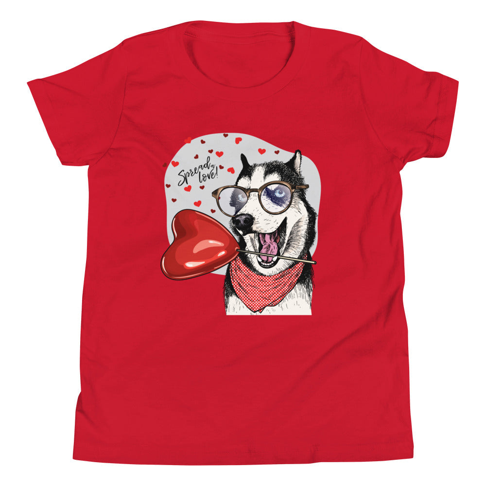 Spread Love - Dog Youth T-Shirt - Alpha Dawg Designs
