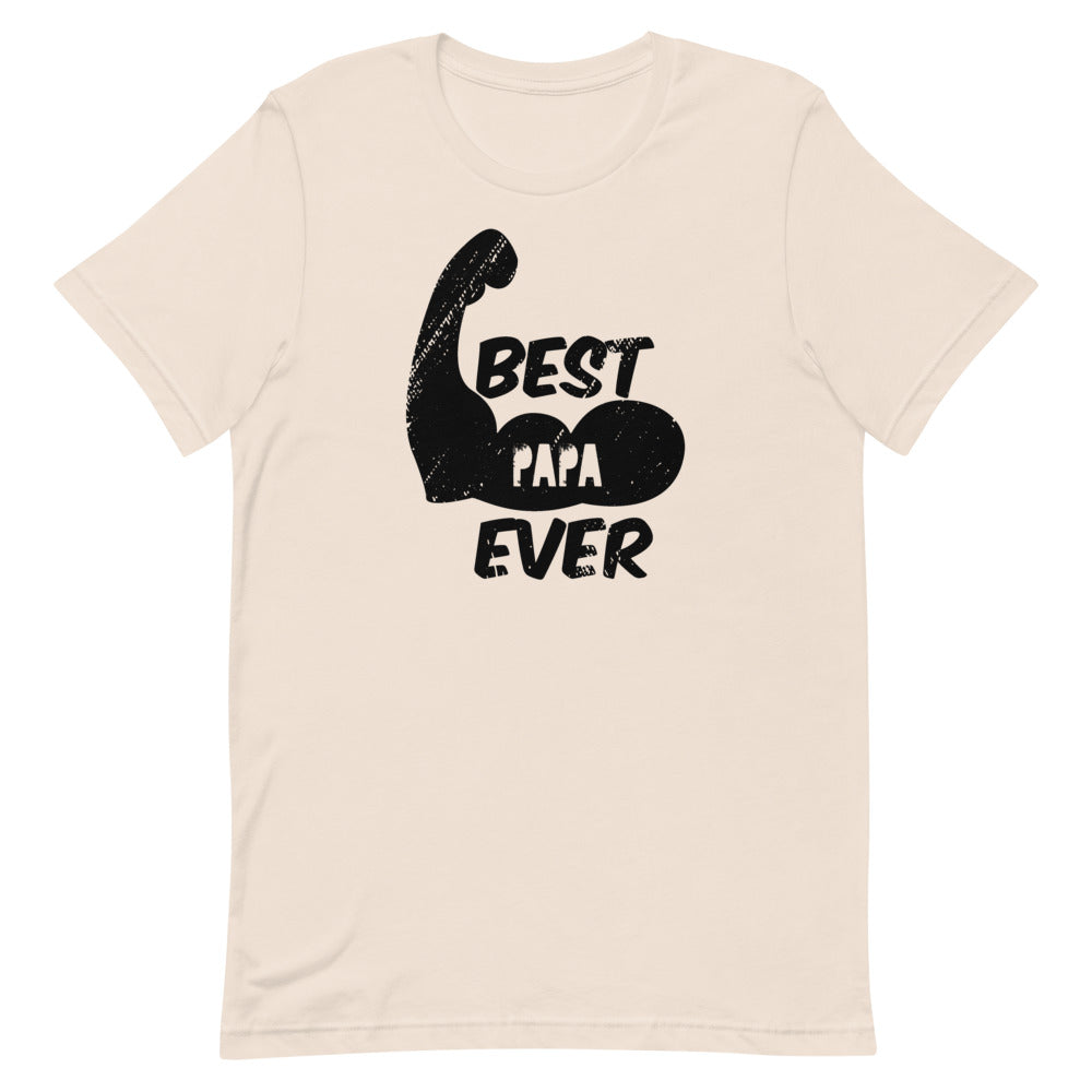 Best Papa Ever Short-Sleeve Unisex T-Shirt - Alpha Dawg Designs