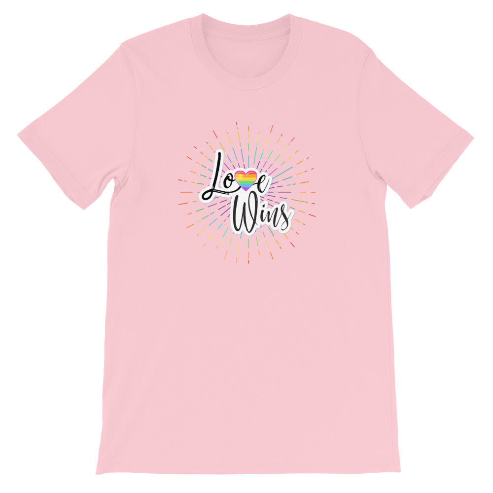 Love Wins Unisex Short Sleeve Tee - Alpha Dawg Designs