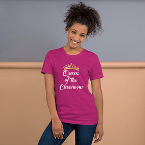 Queen of the Classroom Short-Sleeve T-Shirt - Alpha Dawg Designs
