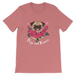 Pugs and Kisses Unisex T-Shirt - Alpha Dawg Designs