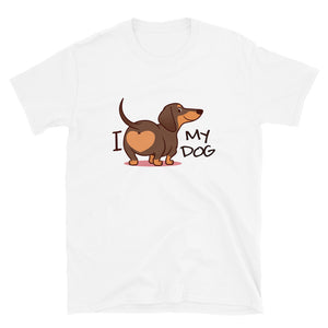 I Love My Dog Unisex T-Shirt - Alpha Dawg Designs