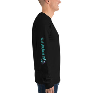 My Story Isn't Over Long Sleeve Tee | Semicolon | Suicide Awareness | Mental Illness Awareness | Domestic Abuse Awareness | Survivor | Lotus - Alpha Dawg Designs