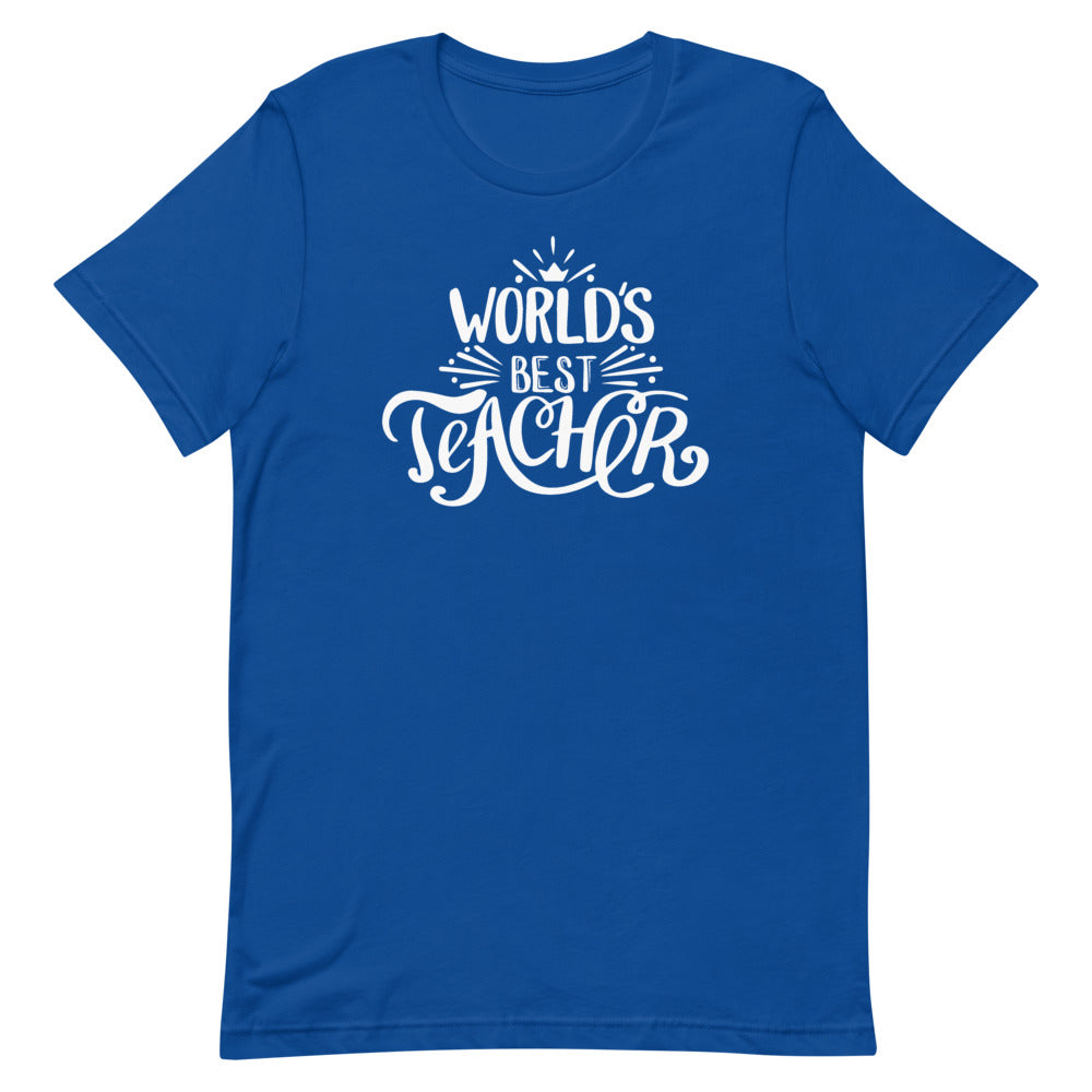 World's Best Teacher T-Shirt - Alpha Dawg Designs