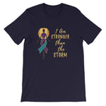 Queen Suicide Awareness Ribbon 'Stronger Than The Storm' Tee - Alpha Dawg Designs