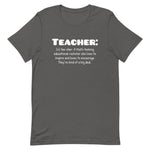 Definition Of A Teacher T-Shirt - Alpha Dawg Designs