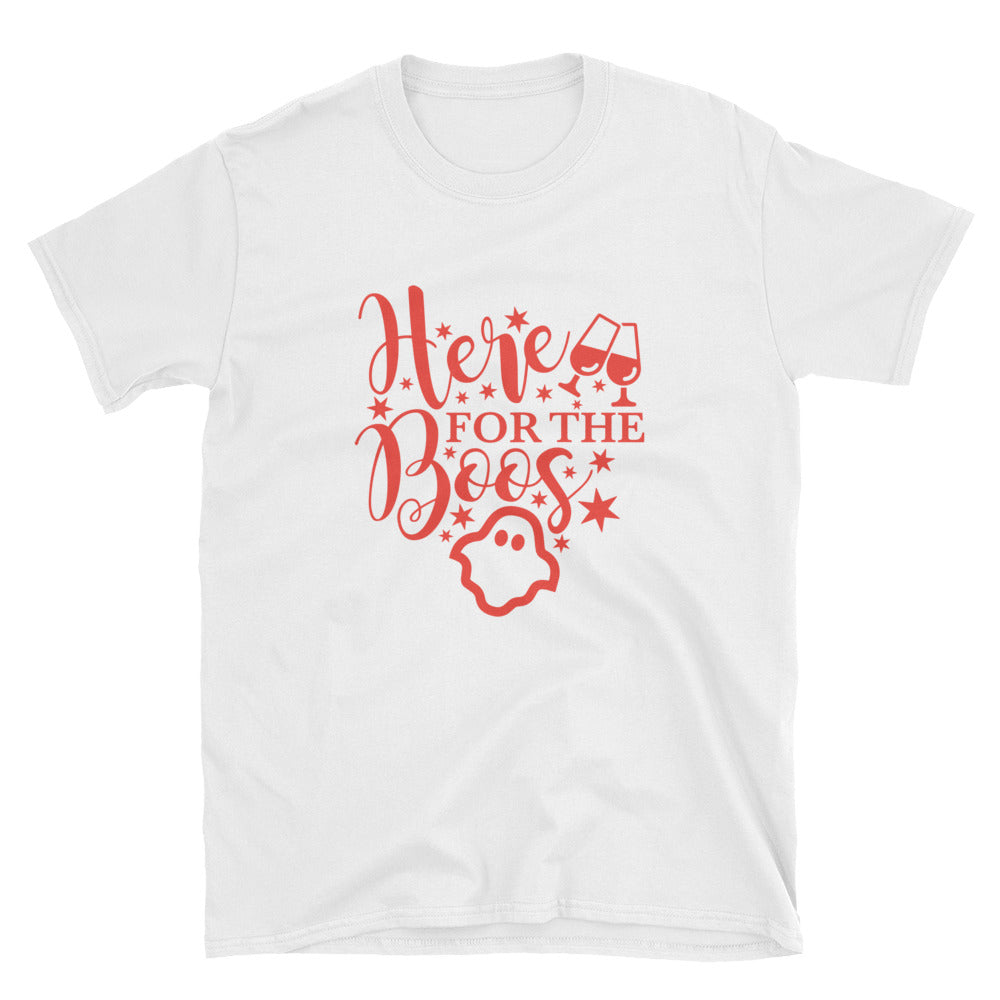 Here for the Boos Graphic T-Shirt - Alpha Dawg Designs
