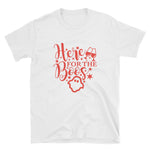 Here for the Boos Graphic T-Shirt - Alpha Dawg Designs