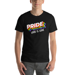 Pride Love Unisex Short Sleeve Tee - Alpha Dawg Designs