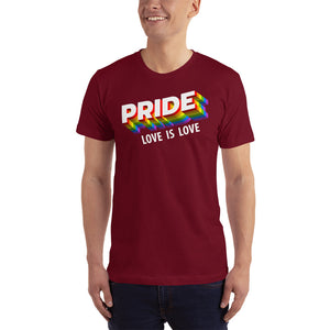 Pride Love Unisex Short Sleeve Tee - Alpha Dawg Designs